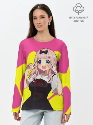 Лонгслив женский. Хлопок / Chika