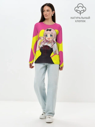 Лонгслив женский. Хлопок / Chika