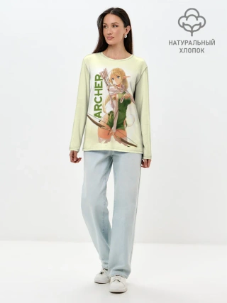 Лонгслив женский. Хлопок / Archer