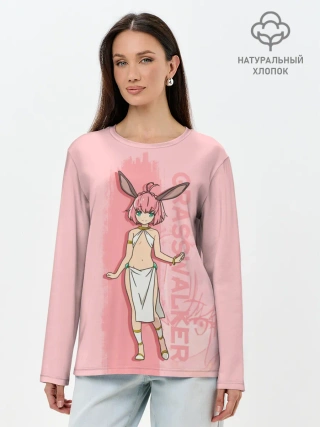 Лонгслив женский. Хлопок / Grasswalker