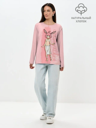 Лонгслив женский. Хлопок / Grasswalker