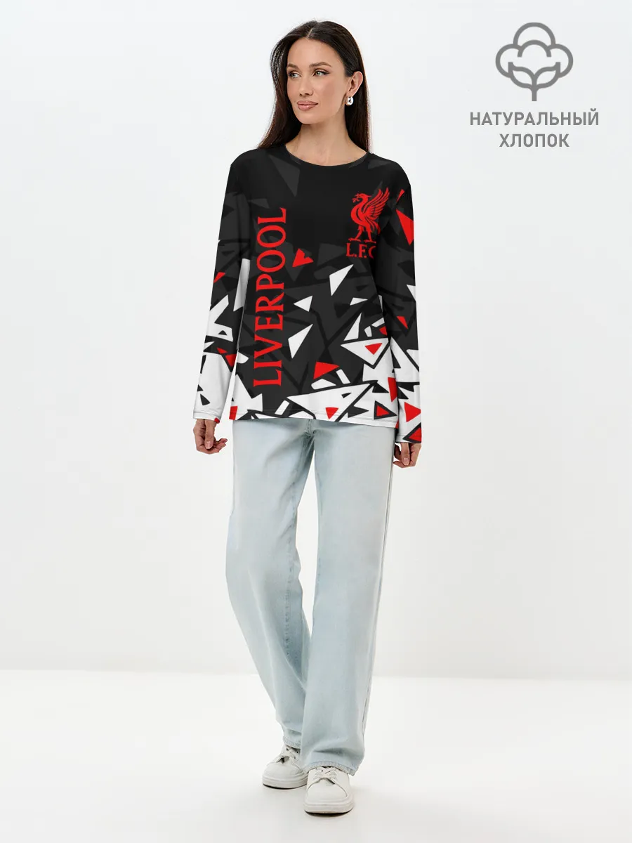 Лонгслив женский. Хлопок / LIVERPOOL / ЛИВЕРПУЛЬ