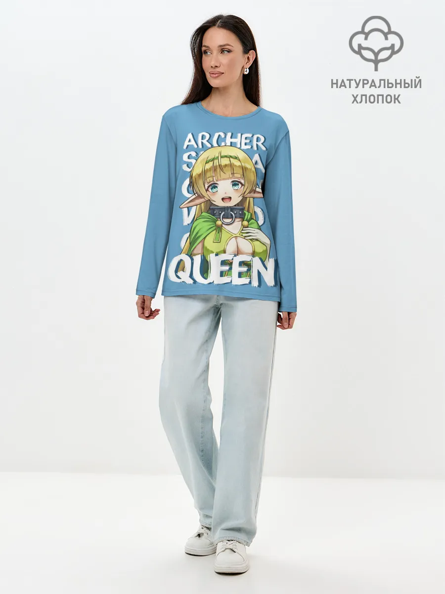 Лонгслив женский. Хлопок / Elf Queen