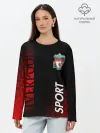 Лонгслив женский. Хлопок / LIVERPOOL / ЛИВЕРПУЛЬ / СПОРТ