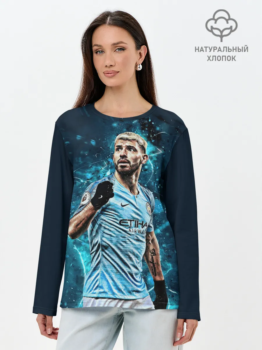 Лонгслив женский. Хлопок / Sergio Agero