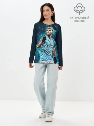 Лонгслив женский. Хлопок / Sergio Agero