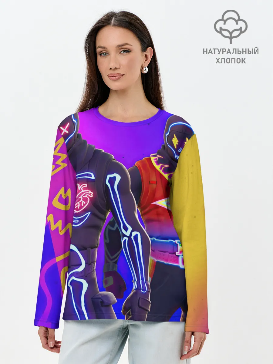 Лонгслив женский. Хлопок / Джей Бавлин