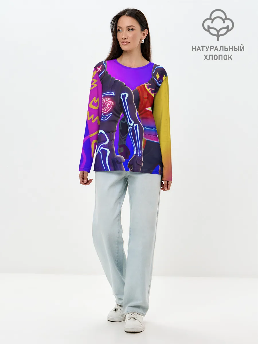 Лонгслив женский. Хлопок / Джей Бавлин