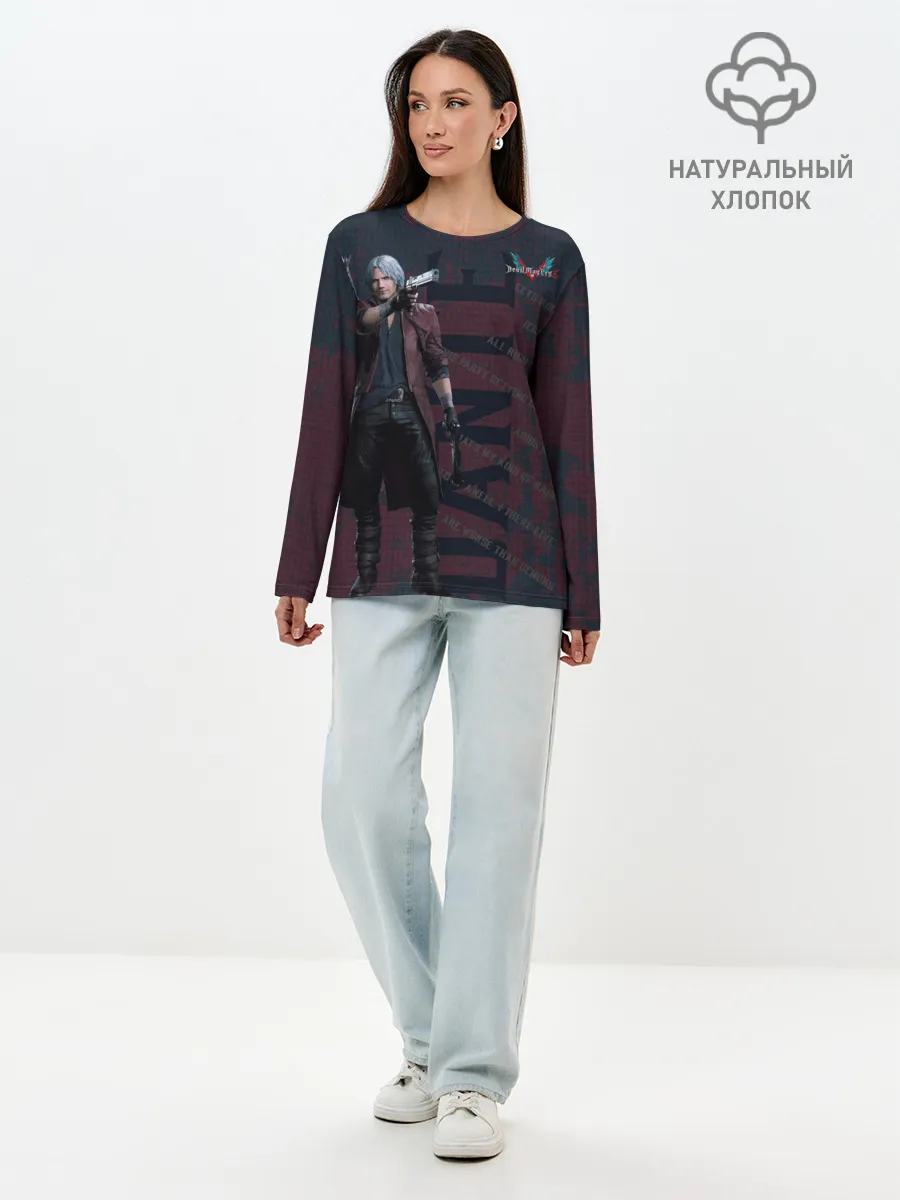 Лонгслив женский. Хлопок / Dante