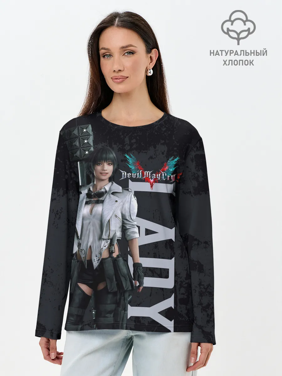 Лонгслив женский. Хлопок / Lady