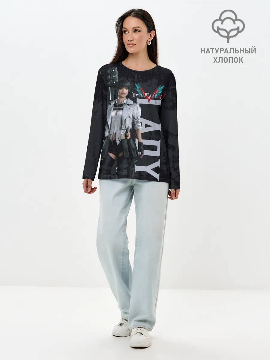 Лонгслив женский. Хлопок / Lady