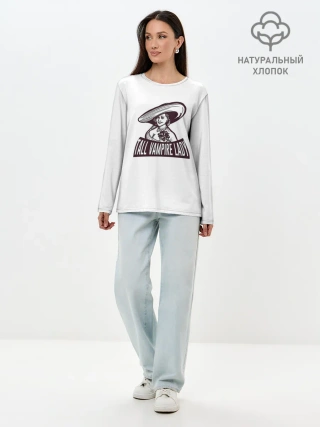 Лонгслив женский. Хлопок / Tall Vampire Lady