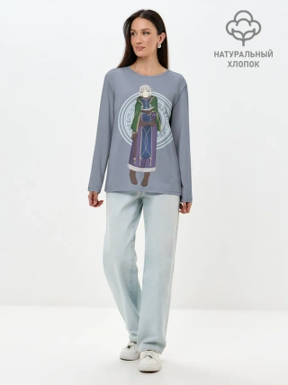 Лонгслив женский. Хлопок / Meteora