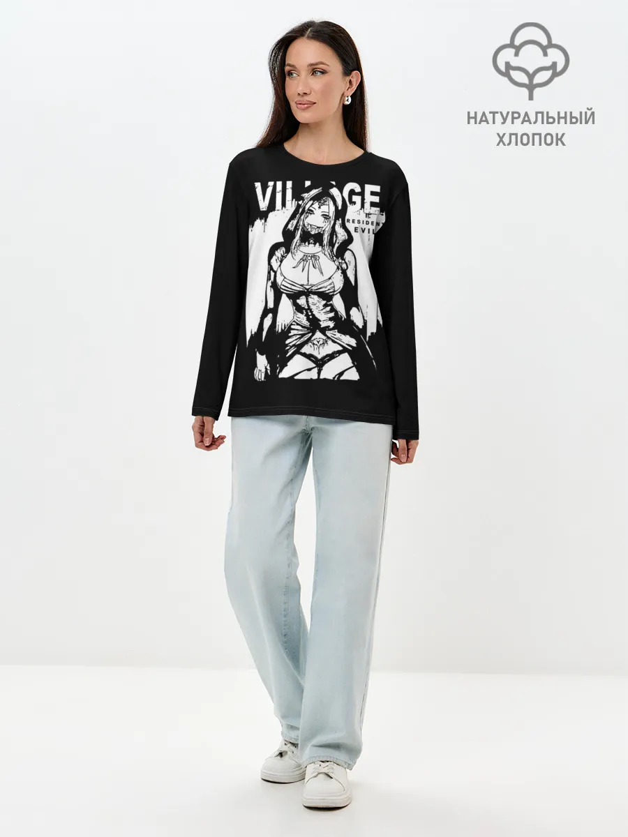 Лонгслив женский. Хлопок / Resident Evil