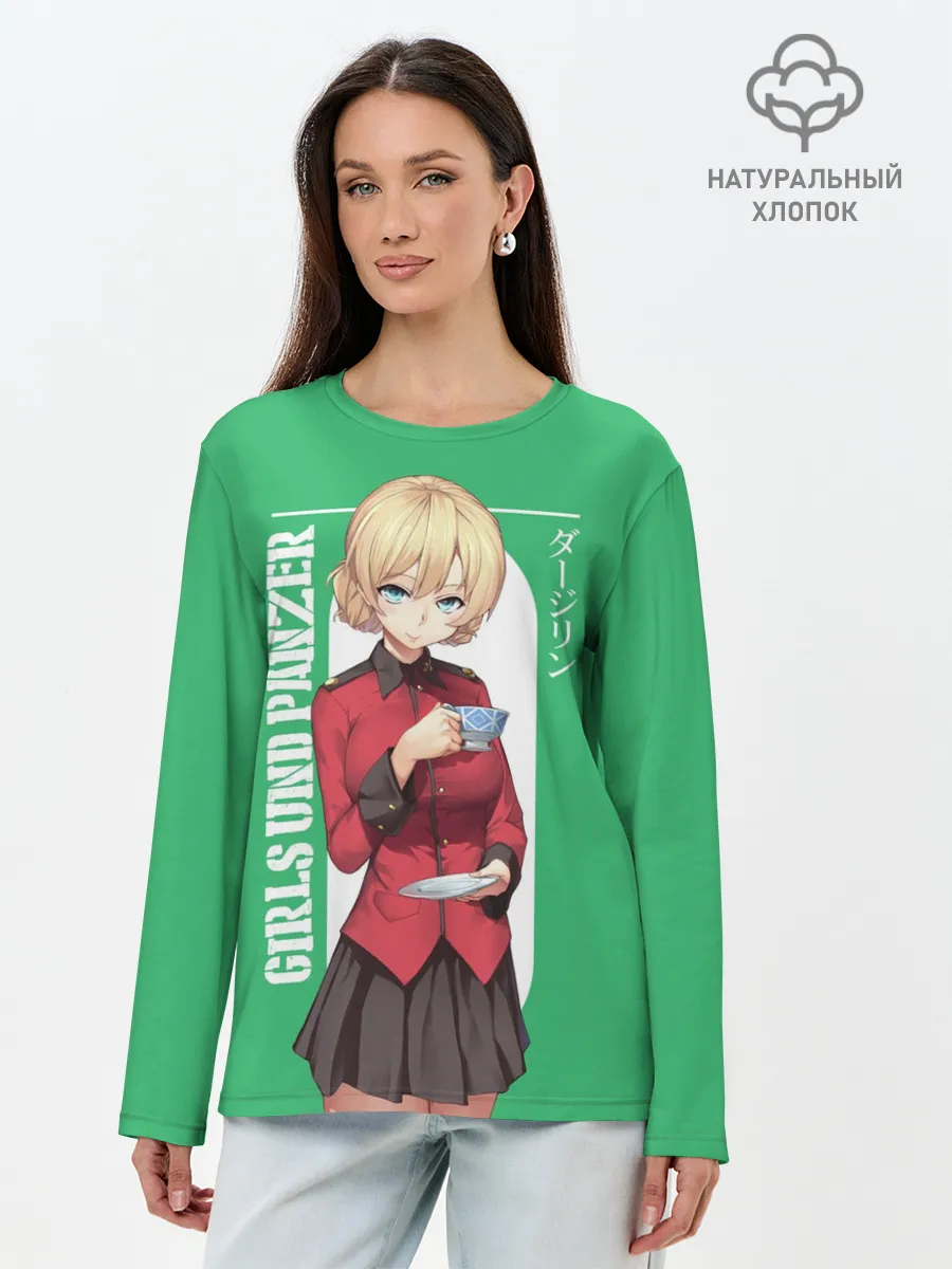 Лонгслив женский. Хлопок / Darjeeling