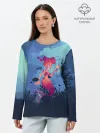 Лонгслив женский. Хлопок / Mermaid | Русалочка
