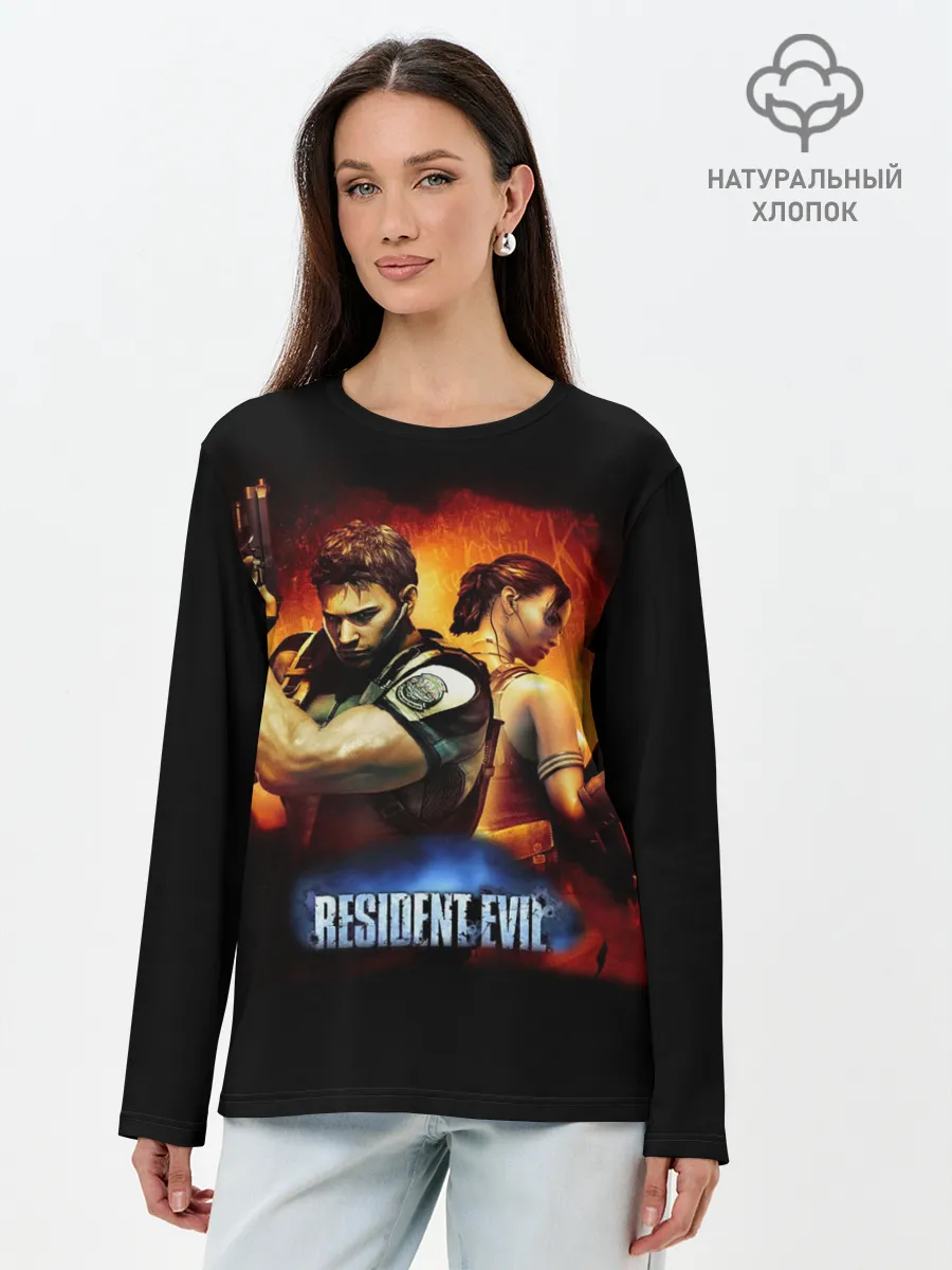 Лонгслив женский. Хлопок / Resident Evil | Рэдфилд