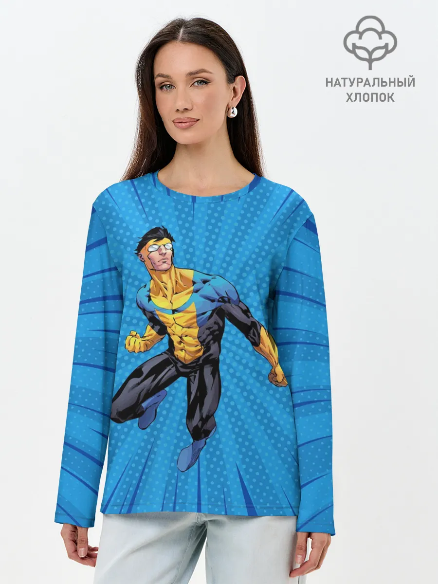 Лонгслив женский. Хлопок / Марк Грэйсон Неуязвимый