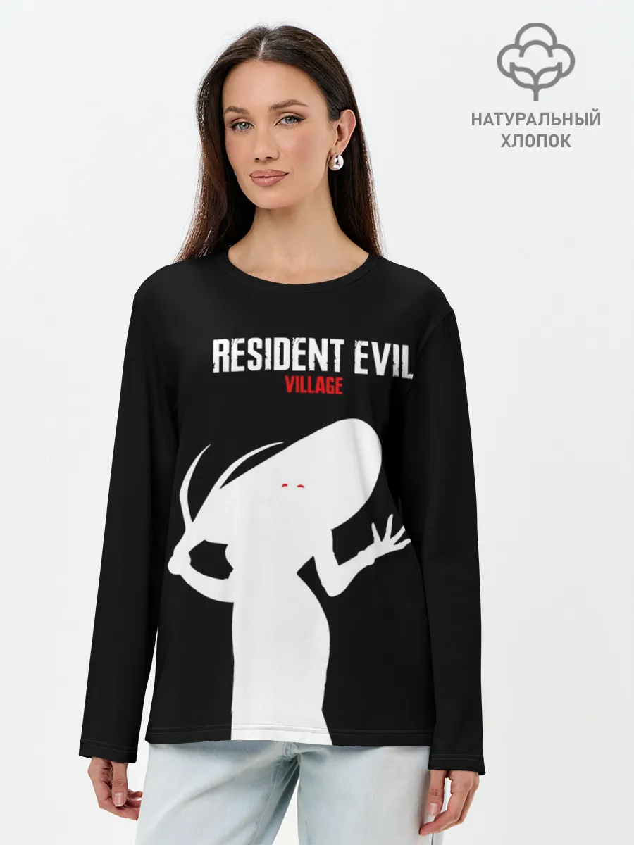 Лонгслив женский. Хлопок / RESIDENT EVIL: VILLAGE