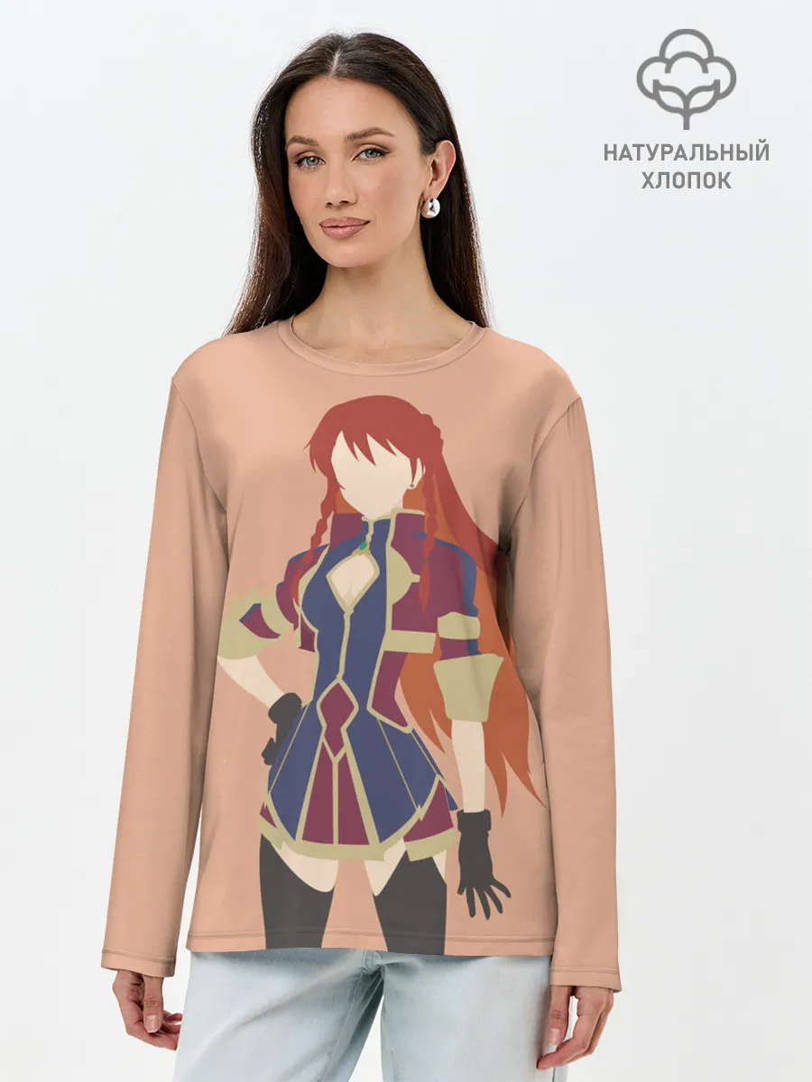 Лонгслив женский. Хлопок / Селезия Юпитилия