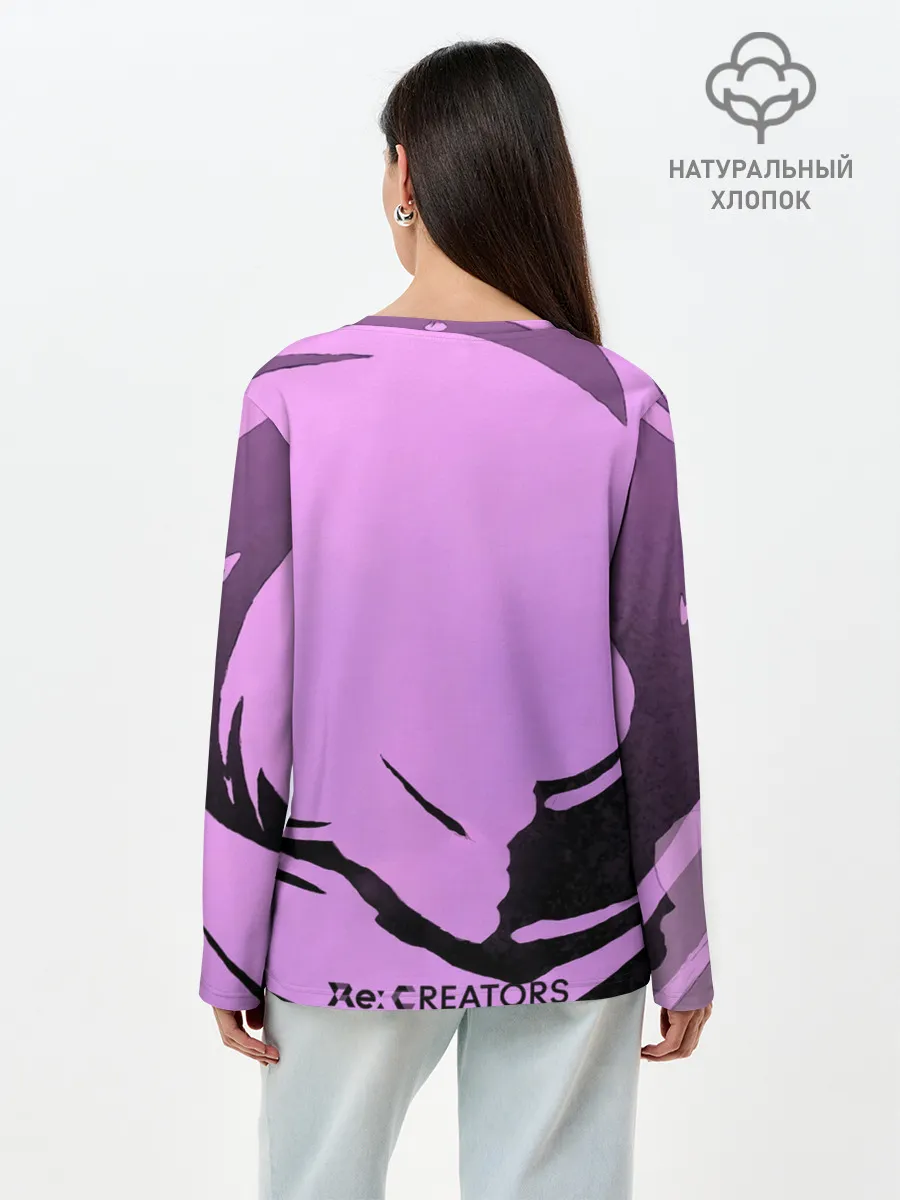 Лонгслив женский. Хлопок / Sweat Mamika