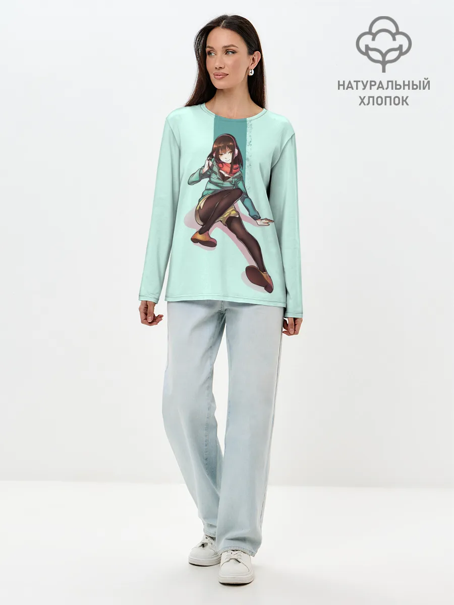 Лонгслив женский. Хлопок / Kana