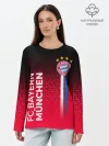 Лонгслив женский. Хлопок / ФК БАВАРИЯ / BAYERN / МЮНХЕН