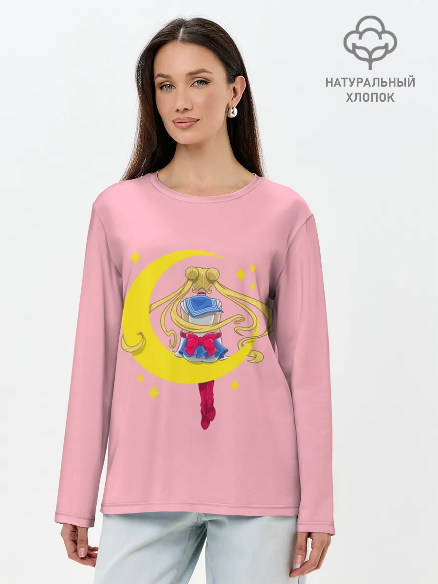 Лонгслив женский. Хлопок / Sailor Moon