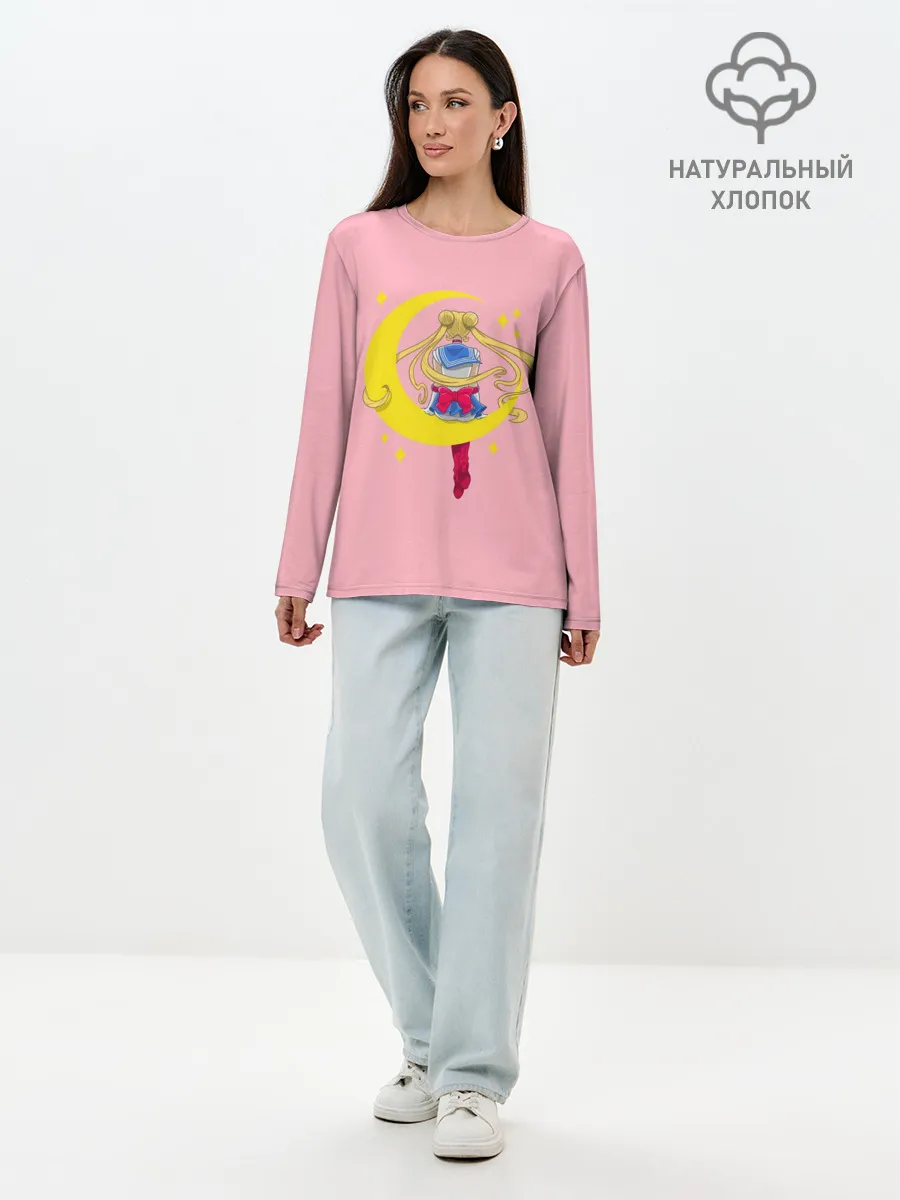 Лонгслив женский. Хлопок / Sailor Moon