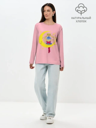 Лонгслив женский. Хлопок / Sailor Moon