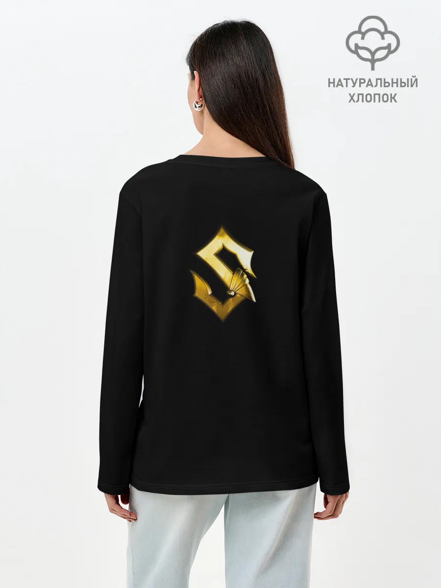 Лонгслив женский. Хлопок / Sabaton