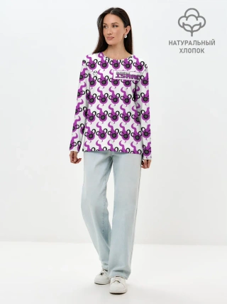 Лонгслив женский. Хлопок / The Binding of Isaac Fly