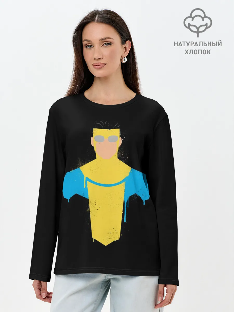 Лонгслив женский. Хлопок / Неуязвимый | Марк Грейсон