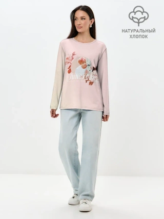 Лонгслив женский. Хлопок / Чон Чонгук