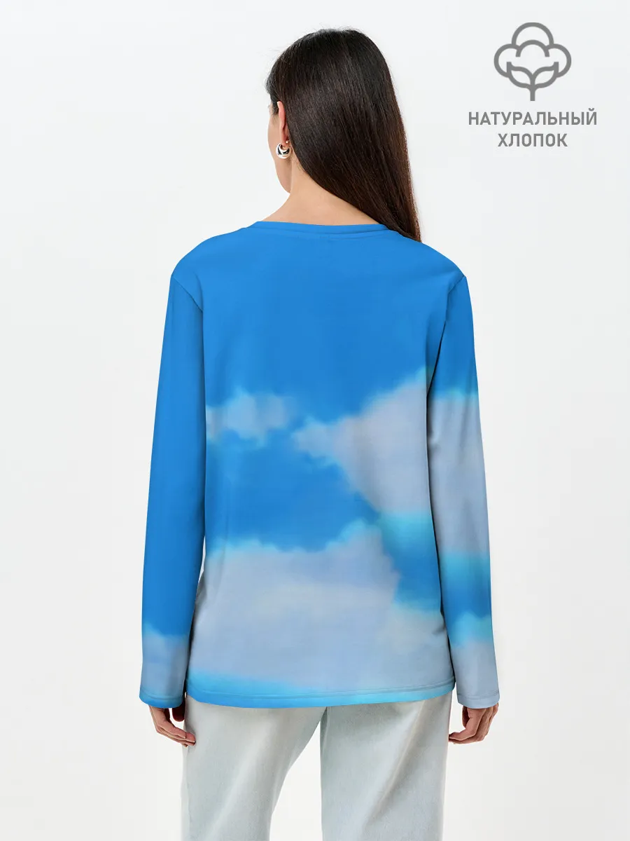 Лонгслив женский. Хлопок / Park Jimin Art