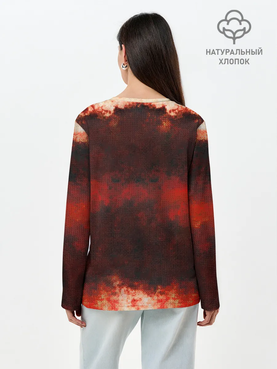 Лонгслив женский. Хлопок / Озарение