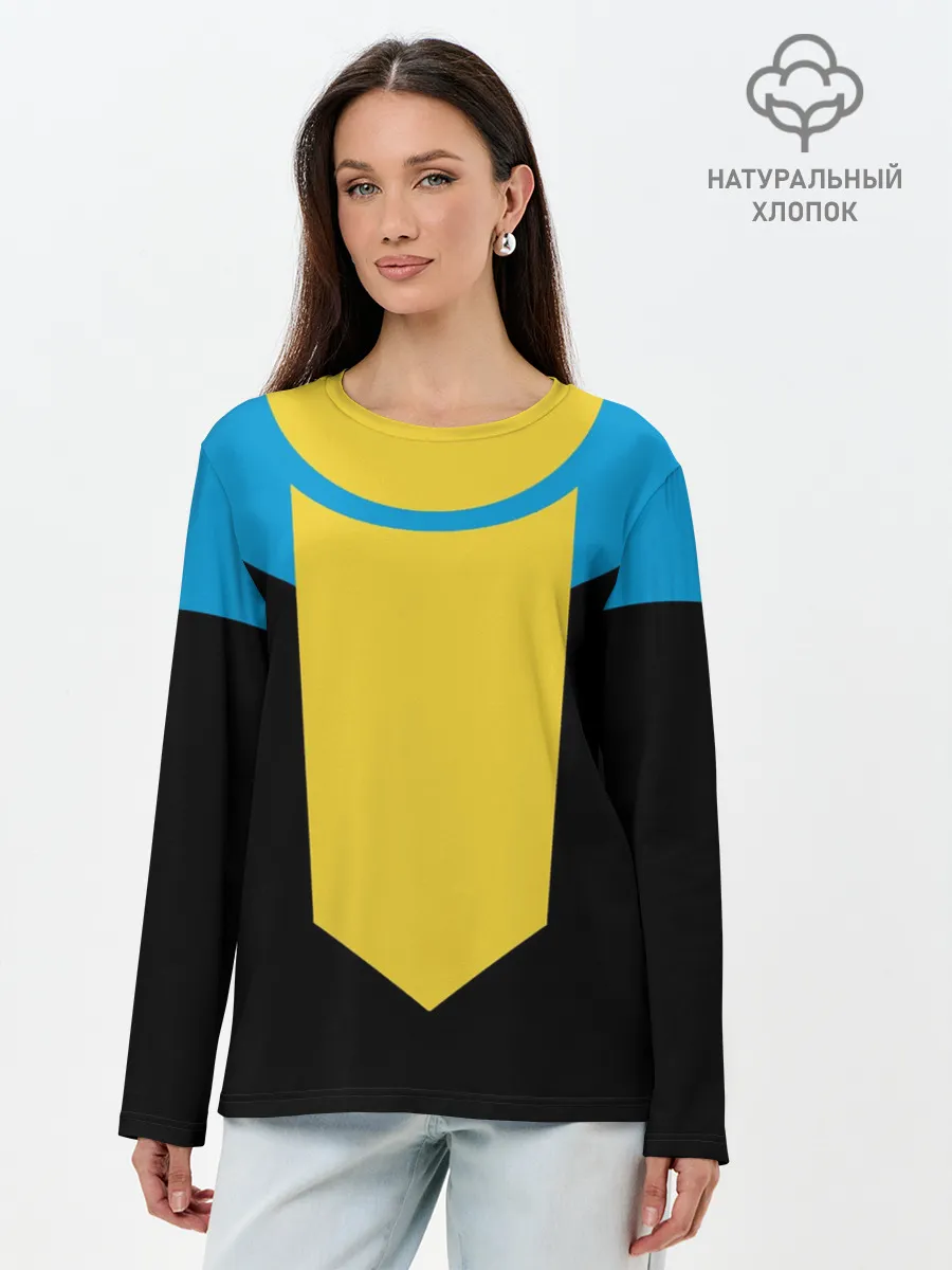 Лонгслив женский. Хлопок / Костюм Неуязвимого