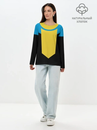 Лонгслив женский. Хлопок / Костюм Неуязвимого