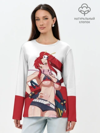 Лонгслив женский. Хлопок / Yoko Littner