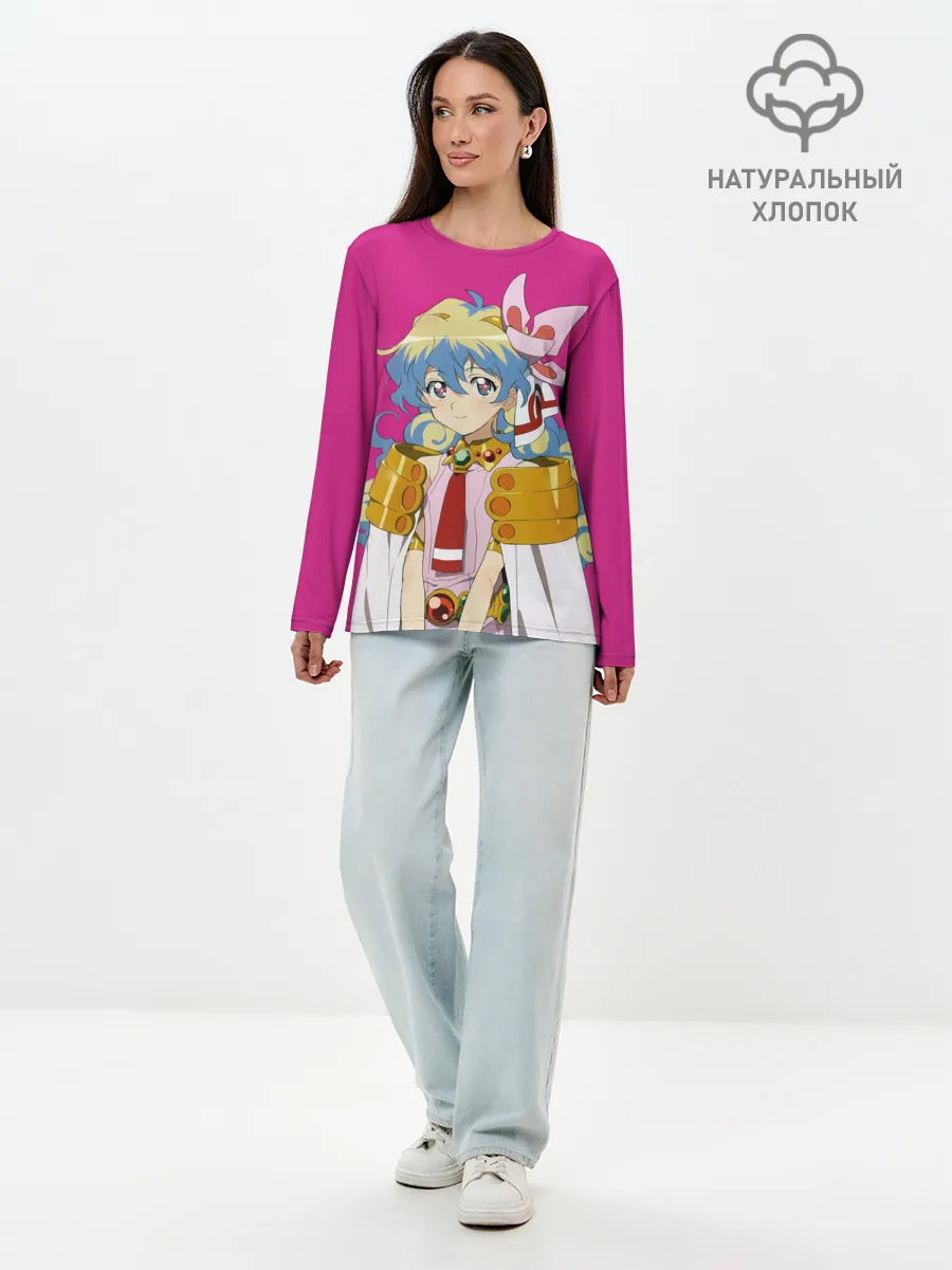 Лонгслив женский. Хлопок / Nia Teppelin