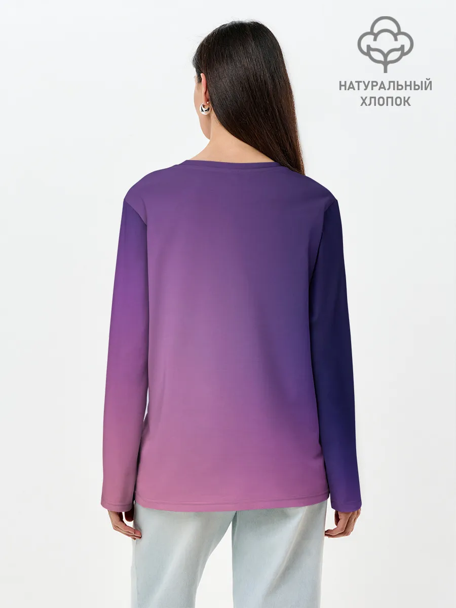 Лонгслив женский. Хлопок / Gurren Lagann