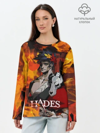 Лонгслив женский. Хлопок / Hades