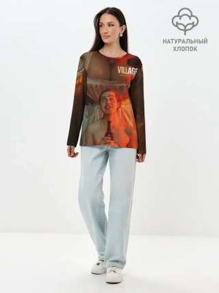 Лонгслив женский. Хлопок / Lady Dimitrescu
