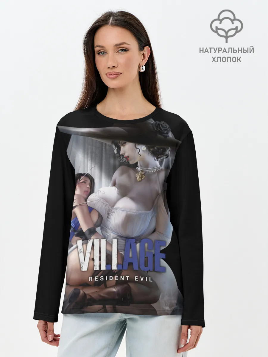 Лонгслив женский. Хлопок / Димитреску с дочерью