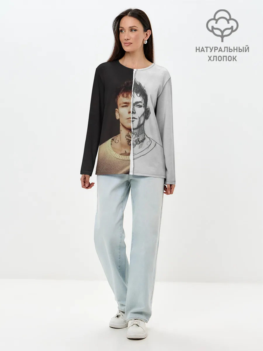 Лонгслив женский. Хлопок / Niletto side