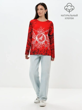 Лонгслив женский. Хлопок / RESIDENT EVIL 8 / СИМВОЛИКА