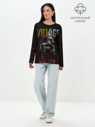 Лонгслив женский. Хлопок / CHRIS REDFIELD / КРИС РЕДФИЛД