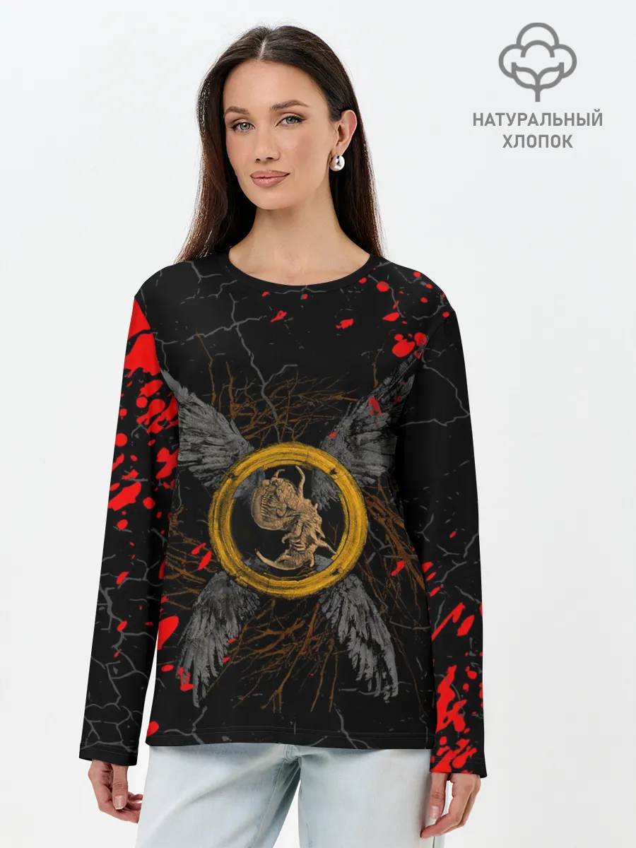 Лонгслив женский. Хлопок / RESIDENT EVIL 8 / СИМВОЛИКА