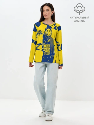 Лонгслив женский. Хлопок / OG Buda