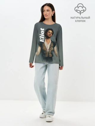 Лонгслив женский. Хлопок / Eliot